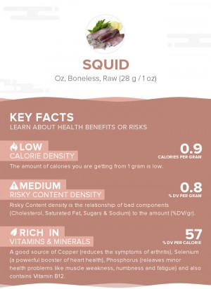 Squid, raw