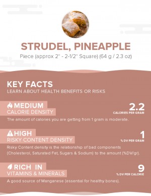 Strudel, pineapple