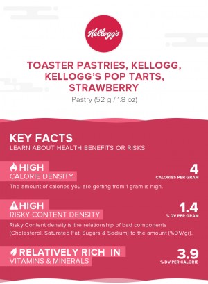 Toaster Pastries, KELLOGG, KELLOGG'S POP TARTS, Strawberry