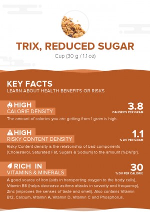 Trix, reduced sugar