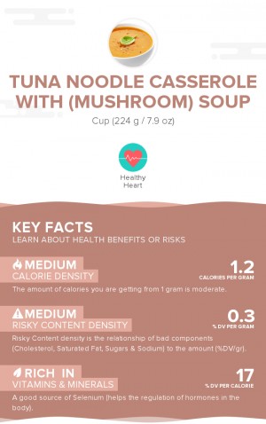 Tuna noodle casserole with (mushroom) soup