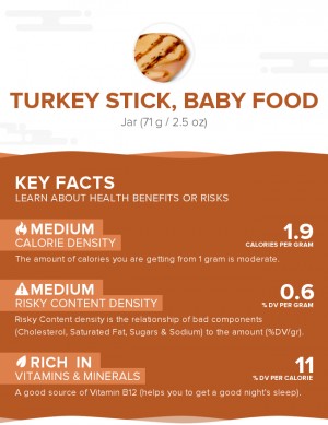 Turkey stick, baby food