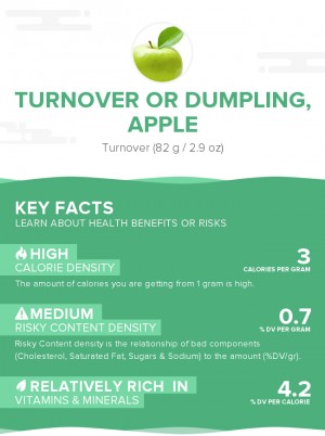 Turnover or dumpling, apple