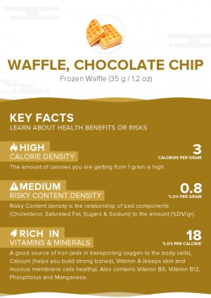 Waffle, chocolate chip