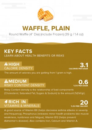 Waffle, plain