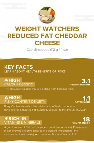 Weight Watchers reduced fat cheddar cheese