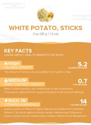 White potato, sticks