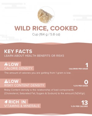 Wild rice, cooked