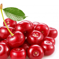 Cherries, sweet, cooked or canned, in light syrup