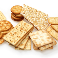 Crackers, graham, fat free