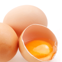 Egg substitute, omelet, scrambled, or fried, with cheese and meat, fat not added in cooking