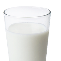 Milk, calcium fortified, cow's, fluid, 1% fat