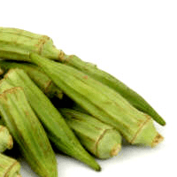 Okra, Boiled, With Salt