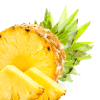 Pineapple, cooked or canned, juice pack