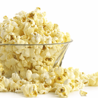 Popcorn, Sugar Syrup/Caramel, Fat-Free