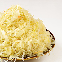 Sauerkraut cooked with carrots and onions