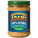 Adams: Crunchy 100% Natural Peanut Butter, 16 oz