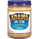 Adams No-Stir Creamy Peanut Butter, 16 oz