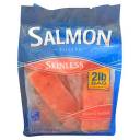 Alaskan Wild Caught Boneless Skinless Pink Salmon Fillets, 2 lbs