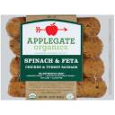 Applegate Farms Organic  Spinach & Feta Chicken & Turkey Sausage, 4 count