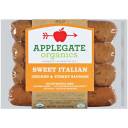 Applegate Farms Organic  Sweet Italian Chicken & Turkey Sausage, 4 count