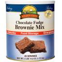 Augason Farms Emergency Food Chocolate Fudge Brownie Mix, 62 oz