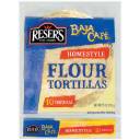 Baja Cafe: Homestyle 10 Ct Flour Tortillas, 15 Oz