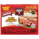 Bar-S Deli Shaved Smoked Ham, 24 oz