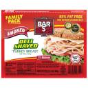 Bar-S Deli Shaved Smoked Turkey Breast, 21 oz