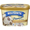 Belfonte Premium Caramel Cone Sundae Ice Cream, 1.75 qt