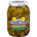 Best Maid Hamburger Slices Pickles, 32 fl oz