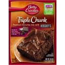 Betty Crocker Triple Chunk Premium Brownie Mix with Hershey's, 18.9 oz