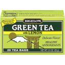 Bigelow Green Tea with Lemon Tea Bags, 20 count