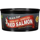 Black Top Skinless Boneless Red Salmon, 6 oz