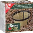 Brew Rite 8-12 Cup Permanent Coffee Filter, Basket Style
