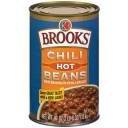 Brooks: Hot Beans In Chili Sauce Chili, 40 oz