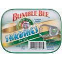 Bumble Bee Sardines In Oil, 3.75 oz