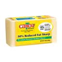 Cabot 50% Reduced Fat Sharp Premium Natural Cheddar Cheese, 2 lb