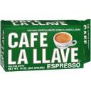 Cafe La Llave: 100% Pure Coffee Espresso, 10 oz