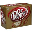 Caffeine Free Dr Pepper Soda, 12 fl oz, 12 pack