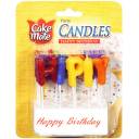 Cake Mate Happy Birthday Party Candles, 13ct