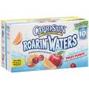 Capri Sun Roarin' Waters Fruit Punch Water Beverages, 6 fl oz, 10 count