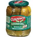 Claussen Kosher Dill Wholes Pickles, 32 oz