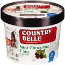Country Belle Mint Chocolate Chip Ice Cream, 64 fl oz