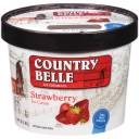 Country Belle Strawberry Ice Cream, 64 fl oz