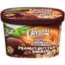 Crystal Creamery Fun Favorites Peanut Butter Swirl Ice Cream, 1.75 qt
