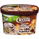Crystal Creamery Fun Favorites Tin Roof Sundae Ice Cream, 1.75 qt