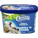 Crystal Family Favorites Cookies 'n Cream Ice Cream, 1.75 qt