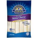 Crystal Farms Wisconsin Mozzarella String Cheese Sticks, 12 count