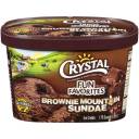 Crystal Fun Favorites Brownie Mountain Sundae Ice Cream, 1.75 qt